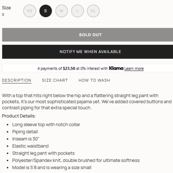 NWT MASONgrey Winter Cloud Jersey PJ Set - Picture 7 of 7